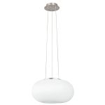 Eglo Pendel Lampe Optica Stål Sateng Nikkel | Egnet for 2x E27