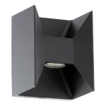 Eglo Veggbelysning Morino Udendørs Aluminium Antrasitt/Grafitt Up & Down  5W 460lm - 830 Varm Hvit