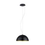 Eglo Pendel Lampe Gaeta 1 Stål Svart Gull | IP20 - Egnet for 1x E27 