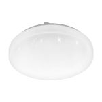 Eglo Vegg og Taklampe Frania-S Stål Hvit 10W 1100lm - 830 Varm Hvit | IP20 