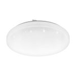Eglo Vegg og Taklampe Frania-S Stål Hvit 14.6W 1600lm - 830 Varm Hvit | IP20 
