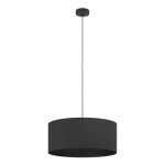 Eglo Pendel Lampe Maserlo 1 Stål Svart | Egnet for E27