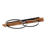 Eglo Taklampe Boyal Tre Svart, Rusten 12W 1700lm - 830 Varm Hvit