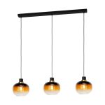 Eglo Pendel Lampe Oilella Stål Svart Gull | IP20 - Egnet for 3x E27 
