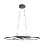 Eglo Pendel Lampe Gianella Stål Svart 38W 4400lm - 830 Varm Hvit | Dimbar