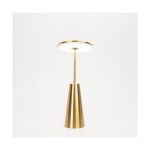 Eglo Bordlampe Piccola Stål Gull 2W 270lm - 824-830-840 CCT | IP54 - Touch Dimbar - USB-C