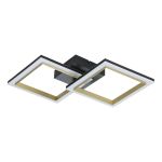 Eglo Taklampe Calliera Stål Svart, Messing 18.4W 2500lm - 830 Varm Hvit | Dimbar