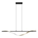 Eglo Pendel Lampe Conaprato Stål Brushed Messing, Svart 20W 2500lm - 827-840-865 CCT | Dimbar