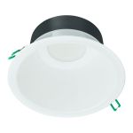 Philips LED Downlight Coreline DN142B Aluminium Hvit 19.2W 2350lm 60D - 830 Varm Hvit | Utskjæring 200mm - IP54 - Dimbar - Hvit Reflektor