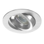 Noxion Innfelt Spot Drome MR16 Vippbar Aluminium | Utskjæring 69mm - GU10 sokkel