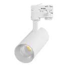 Noxion LED Tracklight 3-Fase Ecowhite Aluminium Hvit 20W 2060lm 36D - 840 Kald Hvit | UGR <19