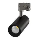 Noxion LED Tracklight 3-Fase Ecowhite Aluminium Svart 30W 3210lm 36D - 840 Kald Hvit | UGR <19