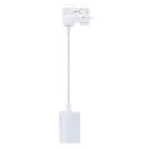 Noxion Skinnespot Pendel Lampe 3-Fase Aluminium Hvit | Egnet for 1x GU10