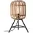 Brilliant Bordlampe Trerow Metall Bambus Brun | Egnet for 1x E27