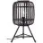 Brilliant Bordlampe Trerow Metall Bambus Svart Tre | Egnet for 1x E27