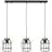 Brilliant Gwen Pendel Lampe Metall Tre Svart | Egnet for 3x E27