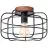 Brilliant Gwen Taklampe Metall Tre Svart | 300mm - Egnet for 1x E27