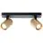 Brilliant Marty Taklampe Aluminium Sandete Svart Gull 10W 700lm - 830 Varm Hvit | Inkl. 2x GU10