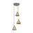 Ledvance LED Pendel Lampe Decor Rotting Tallerken Brun | Egnet for 3x E27