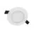Ledvance Downlight Slim Alu Aluminium Hvit 9.5W 900lm 90D - 840 Kald Hvit | Utskjæring 100 - IP44 - Dali Dimbar 