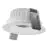 Ledvance LED Spot Adjust Aluminium Hvit 8W 680lm 36D - 930 Varm Hvit | Utskjæring 83mm - IP20 - Beste Fargegjengivelse - Dimbar