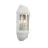 Ansell LED Veggbelysning Latina Halv Lantern Hvit - Egnet for E27 Opp Til 42W | IP65 - Bevegelses- og Lyssensor