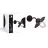 D'Lite Veggbelysning Ember Svart | IP54 - Egnet for 1x E27