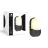 D'Lite Veggbelysning Atos ABS Svart | IP54 - Egnet for 1x E27 
