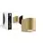D'Lite Veggbelysning Vossem Gull | IP54 - Egnet for 1x GU10