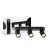 D'Lite Tak Spot Clio Svart Vippbar| Egnet for 3x GU10