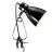 Nordlux Bordlampe Cyclone Clamp Metall Svart | Egnet for 1x E14