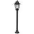 Nordlux Cardiff Sokkelampe Aluminium Svart | Egnet for 1x E27