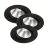 Fordelspakning 3x Nordlux Spot Fremont Metall Svart 4.5W 345lm 36D - 827 Ekstra Varm Hvit | 85mm - IP23- Dimbar