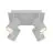 Nordlux Frida 4-Spot Metall Hvit | Egnet for 4x GU10