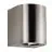 Nordlux Canto 2 Veggbelysning Rustfritt Stål Up & Down - 10.6W 500lm - 830 Varm Hvit | IP44
