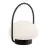 Nordlux Bordlampe Sponge Batteri Svart 4.8W 300lm - 827 Ekstra Varm Hvit | 3-Trinn Dimbar