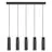Nordlux Tilo Pendel Lampe Metall Svart | Egnet for 5x GU10