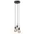 Nordlux Paco Pendel Lampe Metall 3-Spot Svart | Egnet for 3x E27
