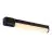 Nordlux Malaika 49 Veggbelysning Aluminium Svart 6W 540lm - 830 Varm Hvit | IP44