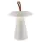 Nordlux Bordlampe Ara Batteri Aluminium Hvit 2W 240lm - 830 Varm Hvit | Dimbar Touch