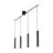 Nordlux Vico Pendel Lampe Metall Svart | Egnet for 4x GU10