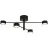 Nordlux Clyde Taklampe 4-Rail Metall Svart 14W 1100lm - 827 Ekstra Varm Hvit | 3-Trinn Dimbar