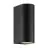Nordlux Dion Veggbelysning Aluminium Svart Up & Down | Egnet for 2x GU10