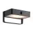 Nordlux Saulio Veggbelysning Aluminium Svart 4.45W 370lm - 830 Varm Hvit | IP44 - Solar