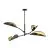 Emibig Taklampe Lotus Stål Svart | Egnet for 4x E14 - Max 10W