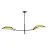 Emibig Taklampe Lotus Stål Svart | Egnet for 2x E14 - Max 10W