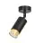 Emibig Taklampe Hiro Stål Svart | Egnet for 1x GU10 - Max 10W
