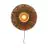 Good&Mojo Veggbelysning Bali Bambus Svart S | Egnet for 1x E27 