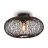 Good&Mojo Taklampe Cango Bambus Svart | Egnet for 1x E27 