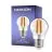 Noxion Lucent Lustre LED E27 Ball filament klar 4.5W 470lm - 827 ekstra varm hvit | dimbar - erstatter 40W